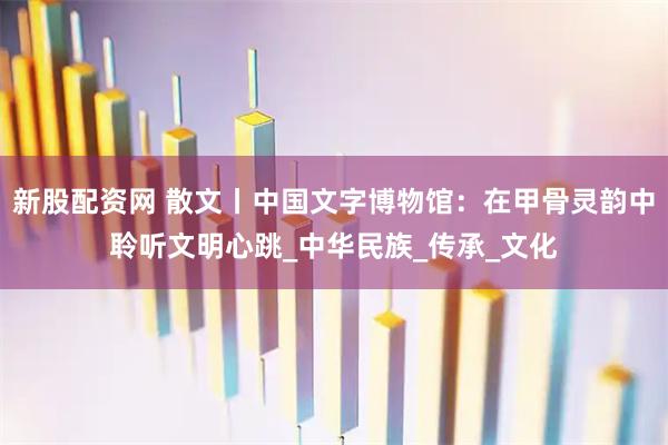 新股配资网 散文丨中国文字博物馆：在甲骨灵韵中聆听文明心跳_中华民族_传承_文化